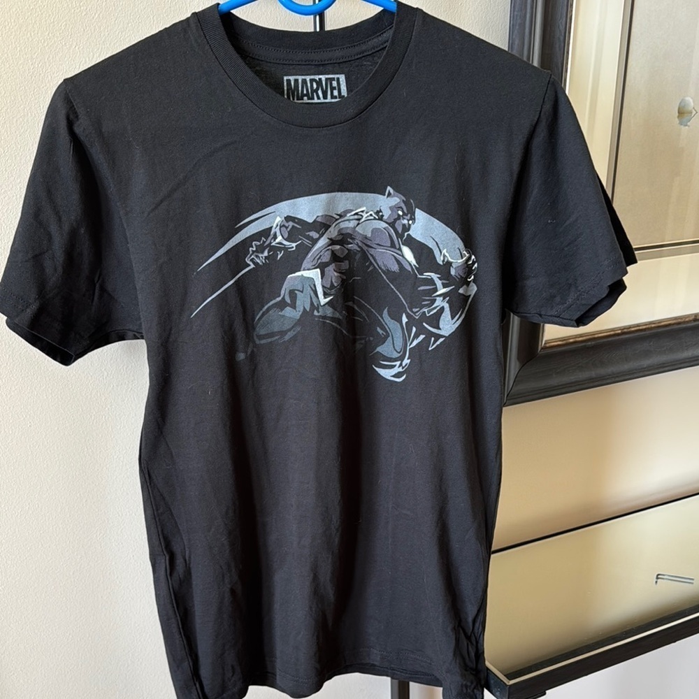Marvel Black Graphic Tee Short Sleeve